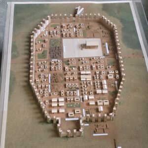 Maqueta muralla Barcino